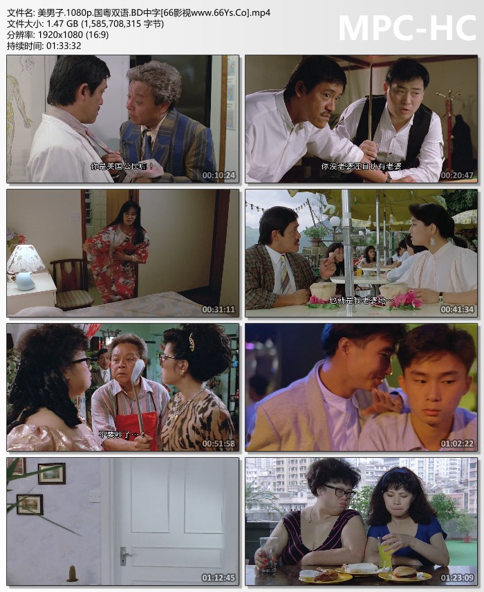 1987年香港6.3分喜剧片《美男子》